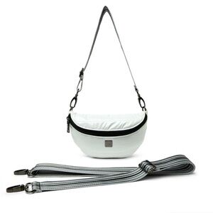 Think Royln White Crossbody Bag